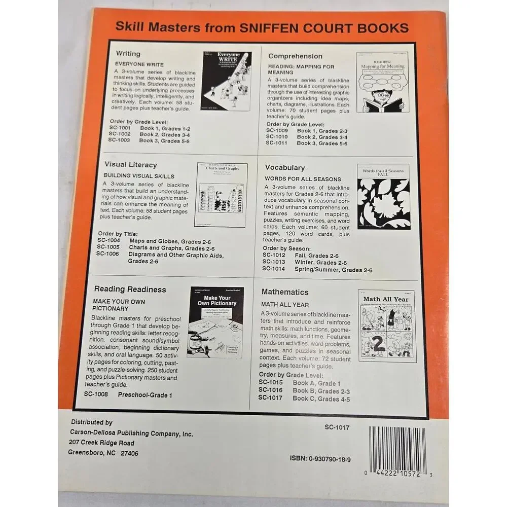 Homeschool Classroom Math All Year Reproducibles & Worksheets 3 Books 1st to 5th